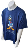 Disney Men's Donald Duck Don't Mess With The Duck Graphic Blue Shirt Size 3XL
