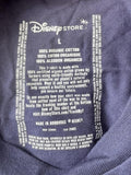 Disney Men's Mickey Mouse A Genuine Character Navy Short Sleeve Shirt Size Large