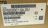 Fuji Electric GYS202DC1-SA-ZG1 AC Servo Motor 2000W 116V 200Hz 12.6A 3000 RPM