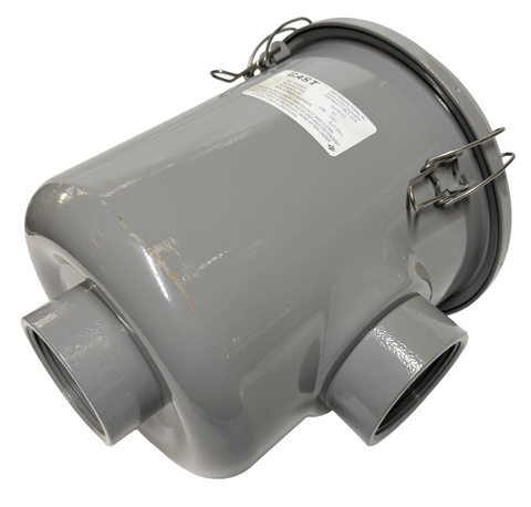 Gast AJ151G In-line Vacuum Filter Assembly 2-1/2" NPT 10 Micron 300 CFM