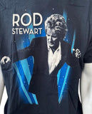 Gildan Men's Rod Stewart Tour 2012 Black Short Sleeve Shirt Size Large