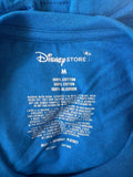 Disney Men's Mickey & Friends Disney Graphic Blue Short Sleeve Shirt Size Medium