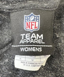 NFL Team Apparel Women's Pittsburgh Steelers Distressed Black Shirt Size Medium