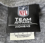 NFL Team Apparel Women's Washington Redskins Distressed Gray Shirt Size Medium