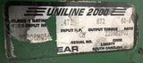 Ohio Gear U2206MQ56 Uniline 2000 Gear Reducer 60-A Ratio 1750 RPM Input Class 1