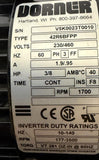 Dorner 42R6BFPP Gearmotor 3/8 HP 230/460 V 3‑Phase 1700 RPM w/ eDrive Unit
