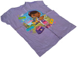 Disney Girls Doc McStuffins I Prescribe A Cuddle Graphic Purple Shirt Size M