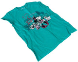 Disney Girls Minnie Mouse I Love San Francisco Graphic Teal Shirt Size Medium