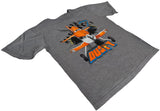 Disney Youth Planes Dusty Crophopper Graphic Gray Short Sleeve Shirt Size Medium