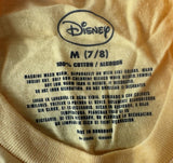Disney Boys Frozen Olaf I Love Heat Yellow Short Sleeve Shirt Size Medium