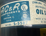 AC&R Components S-5587 Refrigeration Oil Separator 450 PSIG R12-R22-R502 7/8"ODS