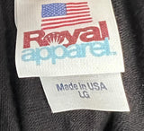 Royal Apparel Men's Jay-Z Made in America Flag Graphic Black Shirt Size Large