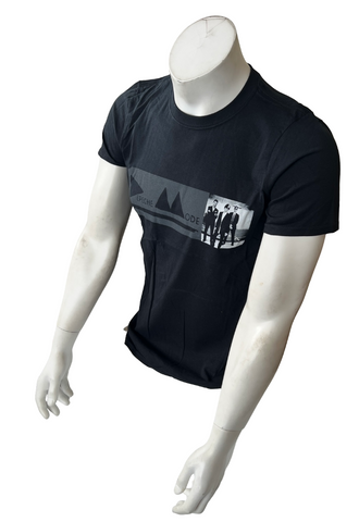 Gildan Men's Depeche Mode Delta Machine Tour Black Short Sleeve Shirt Size Small