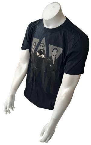 Gildan Men's Depeche Mode Delta Machine Tour Black Short Sleeve Shirt Size Large