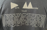Gildan Men's Depeche Mode Delta Machine Tour Black Short Sleeve Shirt Size Large