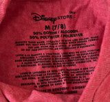 Disney Girls Mickey Mouse An American Original Since 1928 Red Shirt Size Medium