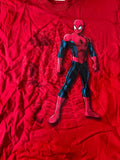 Disney Boys Spider-Man Graphic Red Short Sleeve Shirt Size Medium