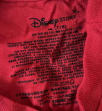 Disney Boys Spider-Man Graphic Red Short Sleeve Shirt Size Medium