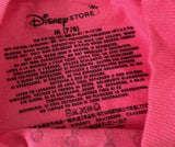 Disney Girls Minnie Mouse Graphic Pink Short Sleeve Shirt Size Medium