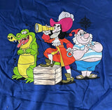 Disney Boys Jake And The Never Land Pirates Adventure Awaits Blue Shirt Size M