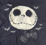 Disney Boys Nightmare Before Christmas Jack Skellington Black Shirt Size Medium