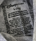 Disney Girls Princess Aurora Graphic Gray Short Sleeve Shirt Size Small