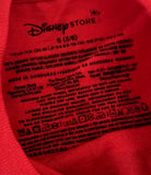 Disney Girls Princess Snow White Graphic Red Short Sleeve Shirt Size Small