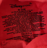 Disney Girls Tinker Bell Forever Friends Fairy Graphic Red Shirt Size Medium