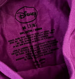 Disney Girls I'm all Princess Graphic Purple Short Sleeve Shirt Size Medium