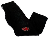 Emerson Street Women's South Carolina Gamecocks Graphic Black Cozy Pants Size M