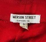 Emerson Street Clothing Women's Wisconsin Badgers Graphic Red Cozy Pants Size S
