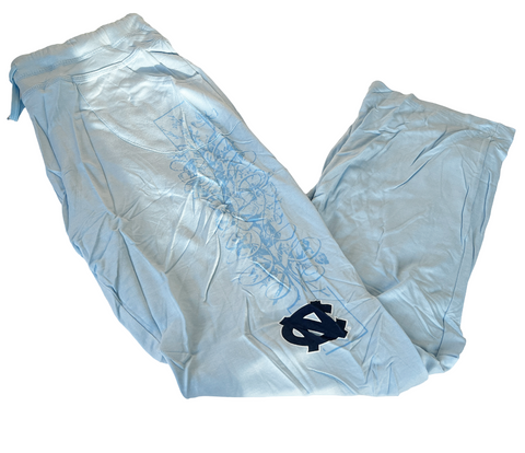 Emerson Street Clothing Women's North Carolina Tar Heels Blue Cozy Pants Size L