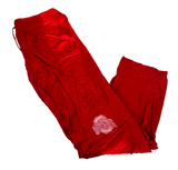 Emerson Street Women's Ohio State Buckeyes Graphic Red Cozy Pants Size M