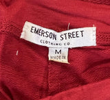 Emerson Street Women's Ohio State Buckeyes Graphic Red Cozy Pants Size M