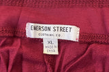 Emerson Street Women's Mississippi State Bulldogs Graphic Red Cozy Pants Size XL