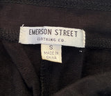 Emerson Street Clothing Women's Georgia Bulldogs Graphic Black Cozy Pants Size S