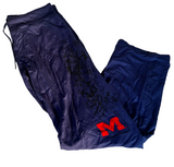 Emerson Street Clothing Women's Ole Miss Rebels Graphic Blue Cozy Pants Size M