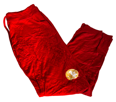 Emerson Street Clothing Women's Florida State Seminoles Red Cozy Pants Size L