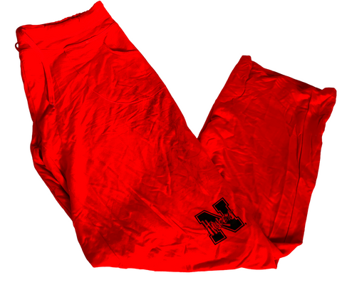 Emerson Street Clothing Women's Nebraska Huskers Graphic Red Cozy Pants Size L