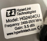 HyperLink Technologies HG2404CU Ceiling Mount Wireless LAN Antenna 2400-2500 MHz