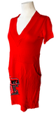 Emerson Street Clothing Texas Tech Red Raiders V-Neck Short Sleeve Dress Size XS