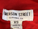 Emerson Street Clothing Texas Tech Red Raiders V-Neck Short Sleeve Dress Size XS