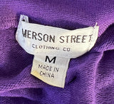Emerson Street Clothing Women's LSU Tigers Purple Short Sleeve Dress Size Medium