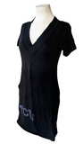 Emerson Street Women's TCU Horned Frogs Black Short Sleeve Dress Size XS