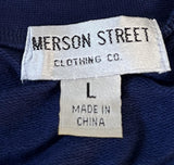Emerson Street Women's West Virginia Mountaineers Blue Short Sleeve Dress Size L