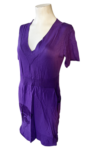 Emerson Street Women's Kansas State Wildcats Purple Short Sleeve Dress Size S