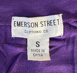 Emerson Street Women's Kansas State Wildcats Purple Short Sleeve Dress Size S