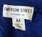 Emerson Street Women's Kansas Jayhawks KU Blue Short Sleeve Dress Size Medium