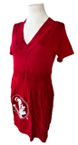 Emerson Street Women's Florida State Seminoles Red Short Sleeve Dress Size Small