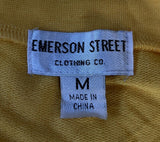 Emerson Street Clothing Women's Baylor Bears Yellow Short Sleeve Dress Size M